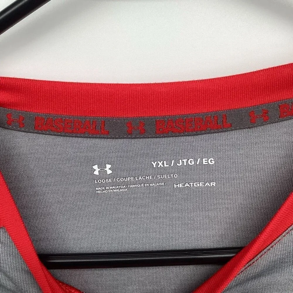 Boys‎ Under Armour Baseball 3/4 Ragland Sleeve tee - XL youth